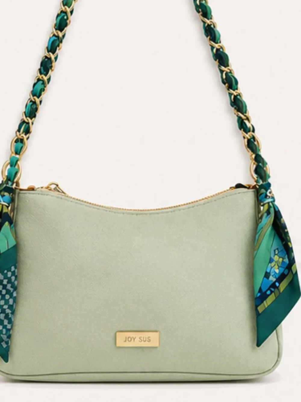 Ribbon Chain Phone Crossbody Lanyard with clear Tether Patch